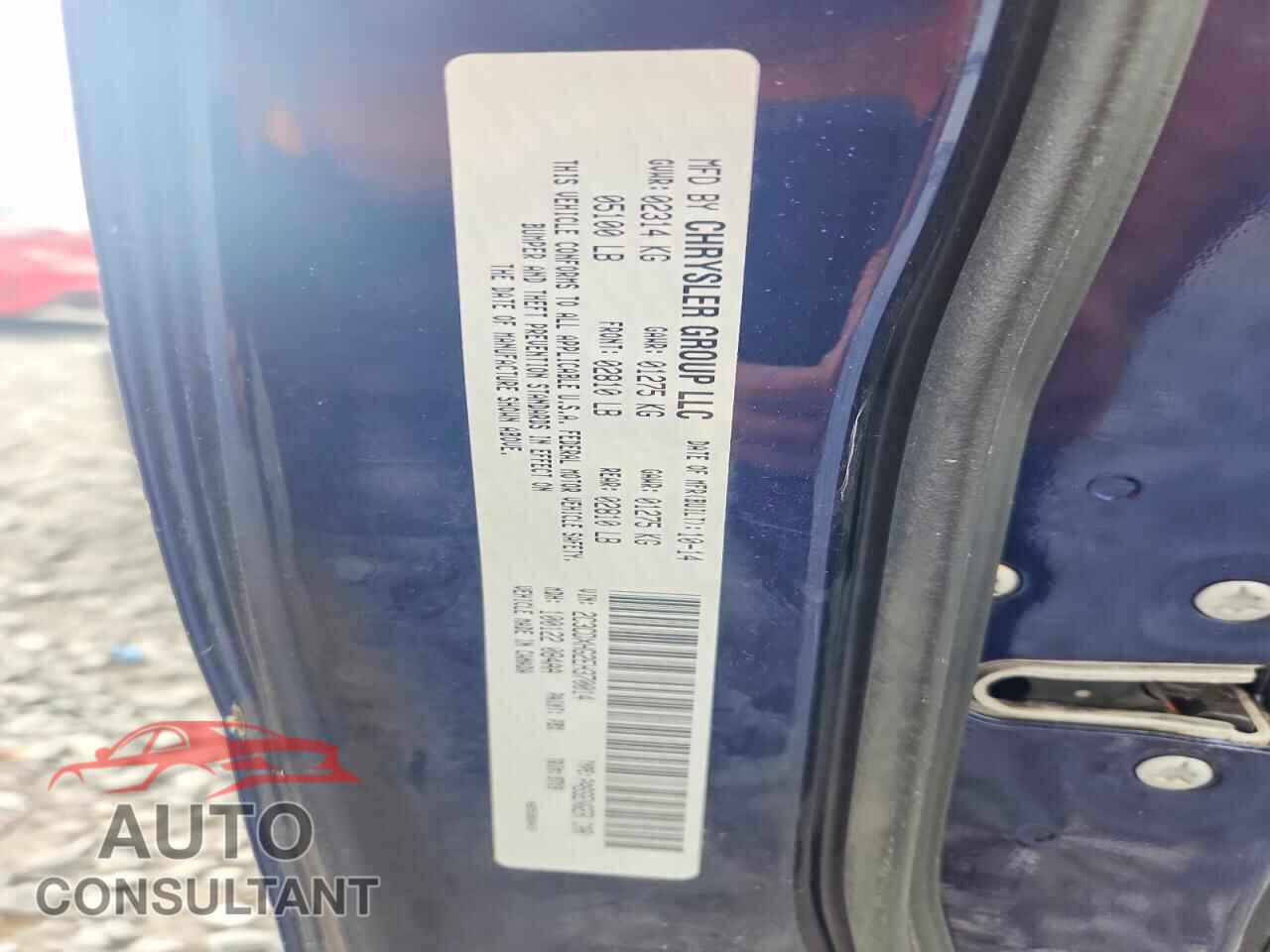 DODGE CHARGER 2014 - 2C3CDXHG2EH370014