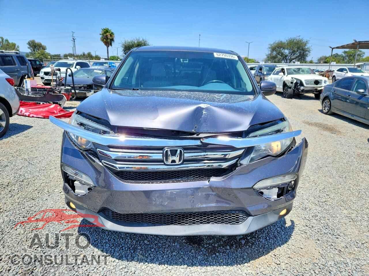 HONDA PILOT 2017 - 5FNYF5H79HB033091