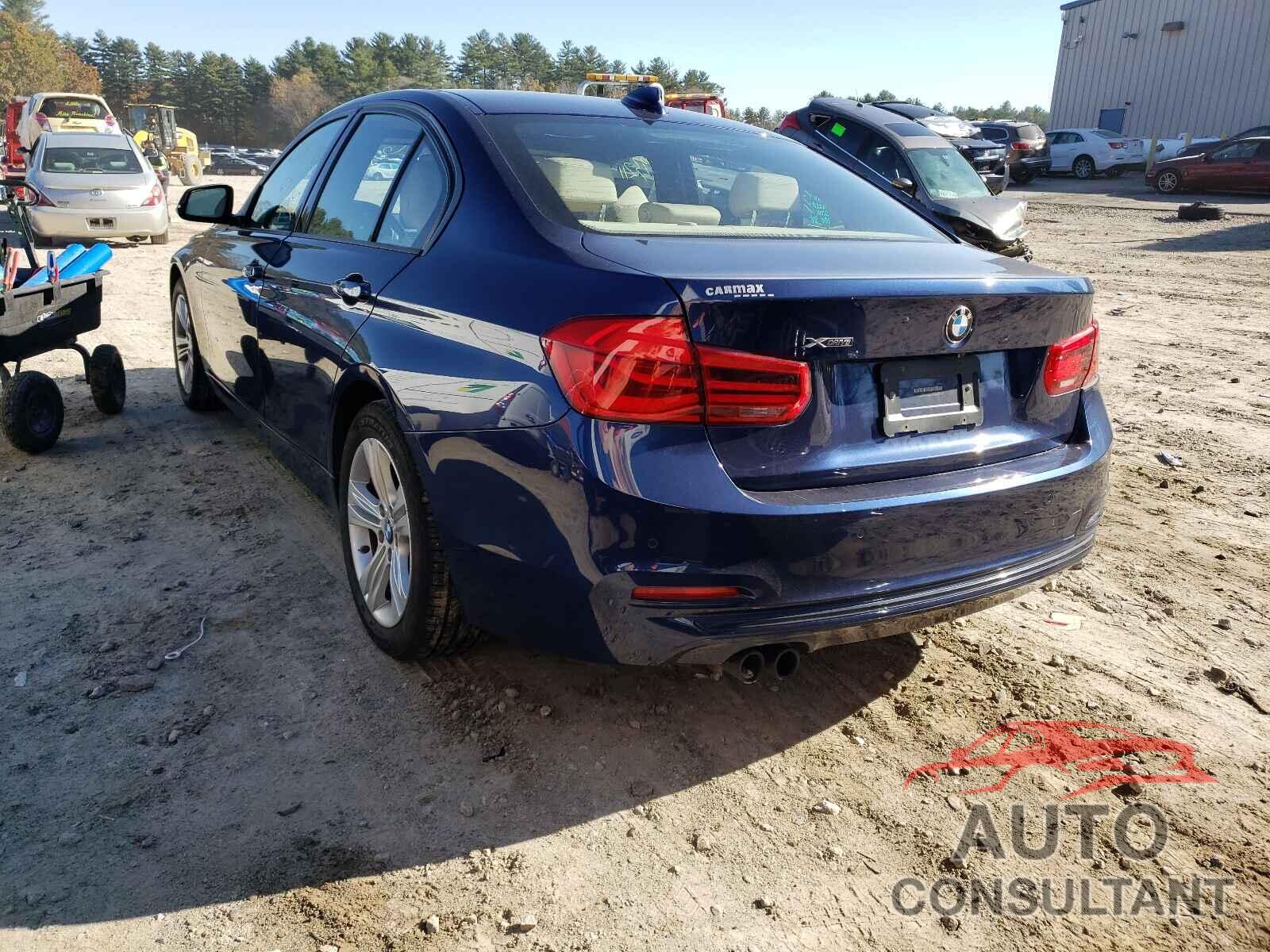 BMW 3 SERIES 2016 - WBA8E3G59GNU38579