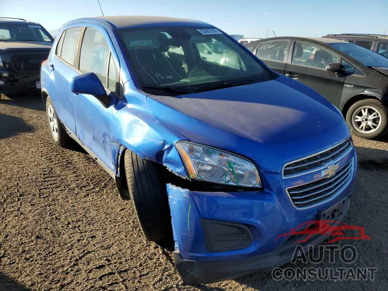 CHEVROLET TRAX 2016 - KL7CJKSB6GB742953