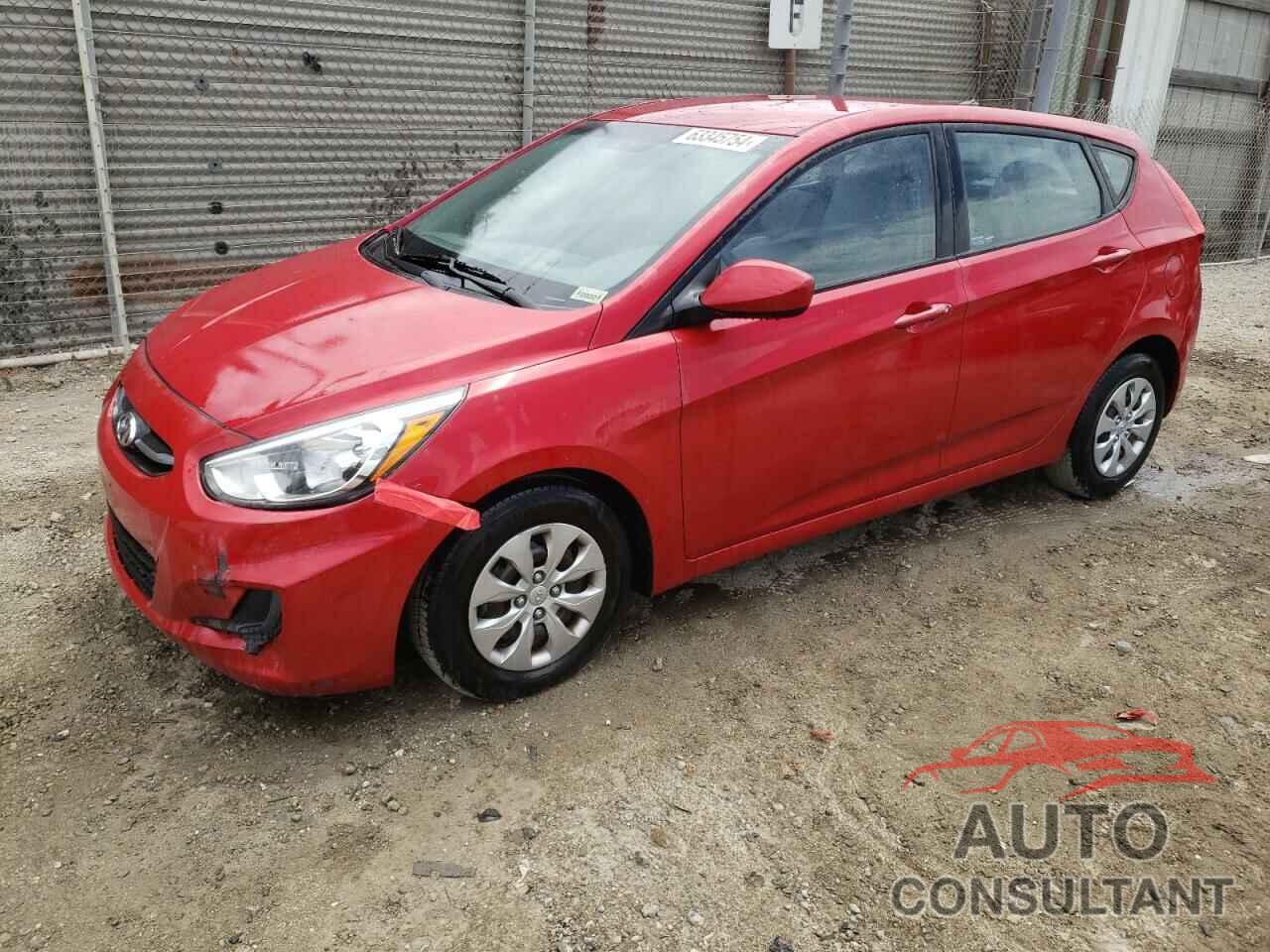 HYUNDAI ACCENT 2016 - KMHCT5AEXGU261193