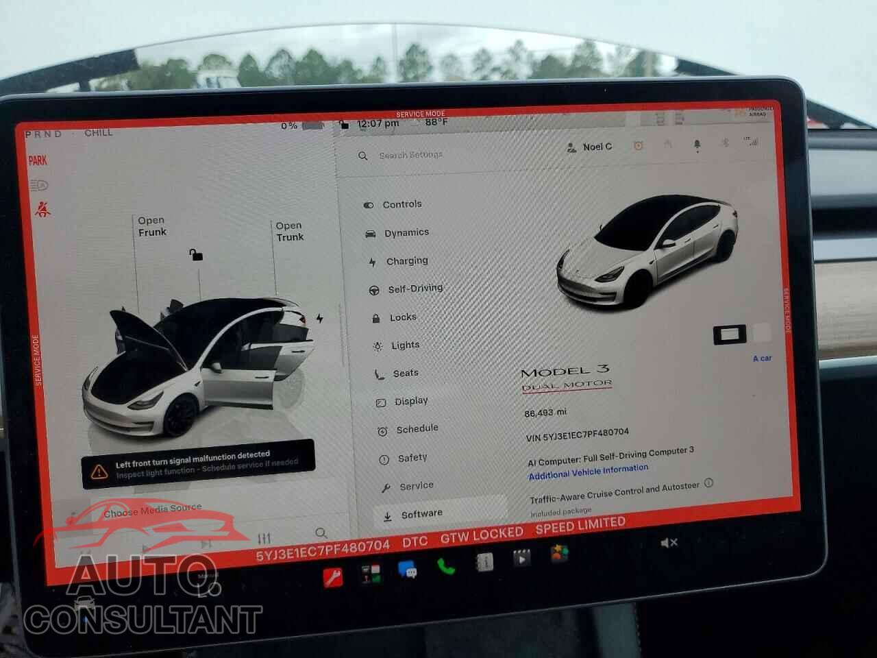 TESLA MODEL 3 2023 - 5YJ3E1EC7PF480704