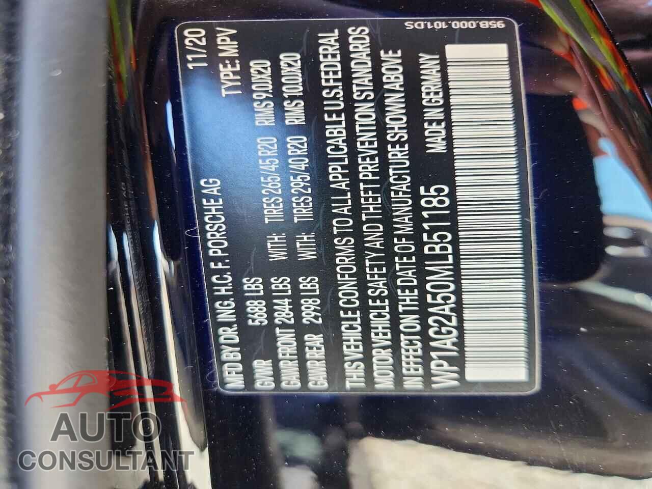 PORSCHE MACAN 2021 - WP1AG2A50MLB51185