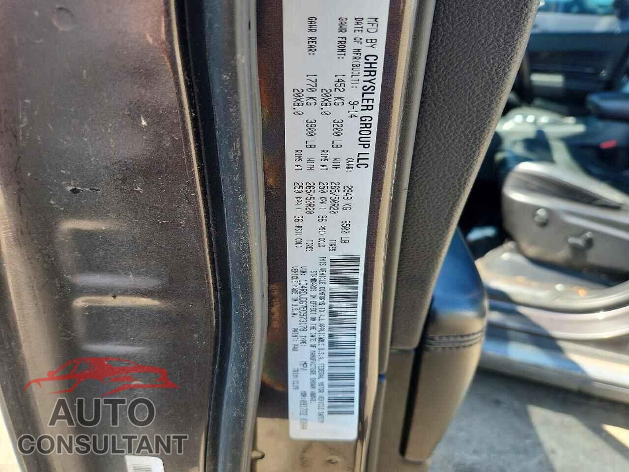 DODGE DURANGO 2014 - 1C4RDJDG7EC973178