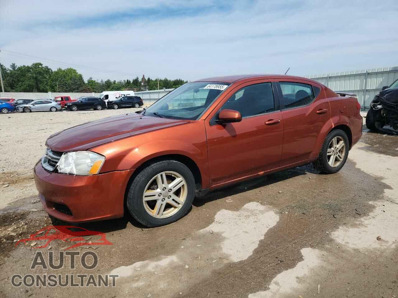DODGE AVENGER 2012 - 1C3CDZCBXCN154570
