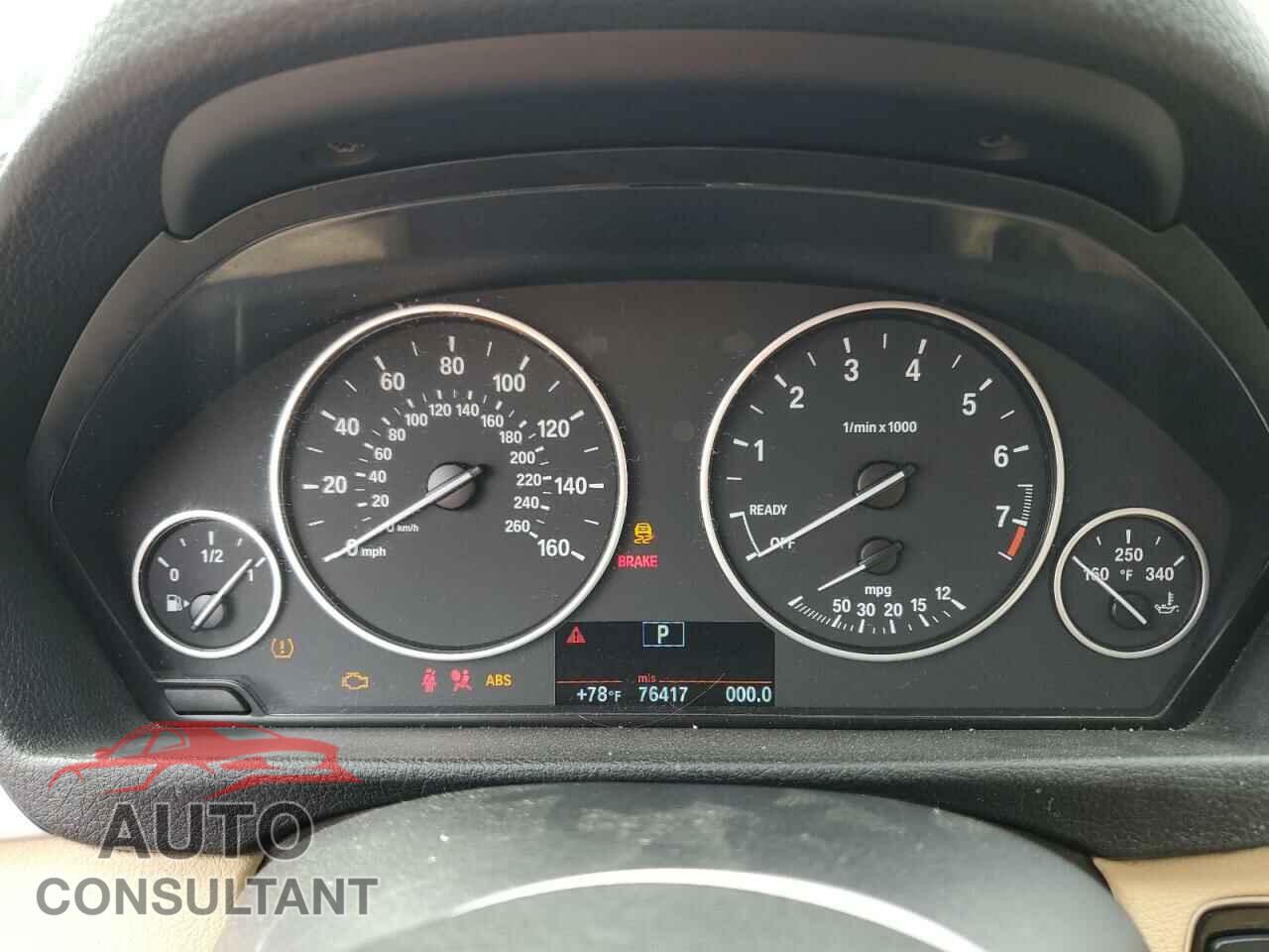 BMW 3 SERIES 2013 - WBA3B5C59DF596737