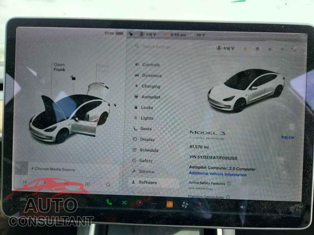 TESLA MODEL 3 2018 - 5YJ3E1EA7JF035255