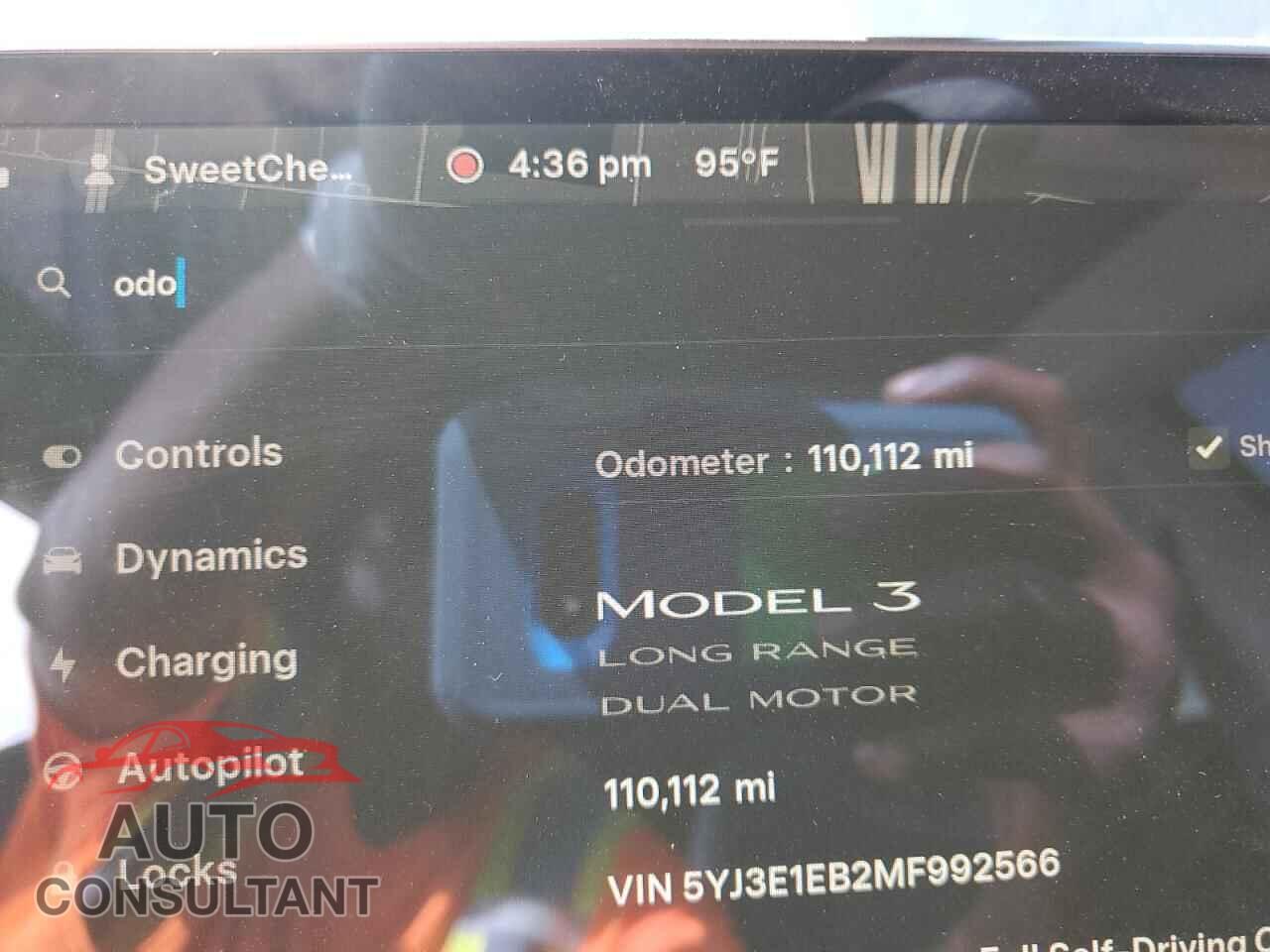TESLA MODEL 3 2021 - 5YJ3E1EB2MF992566