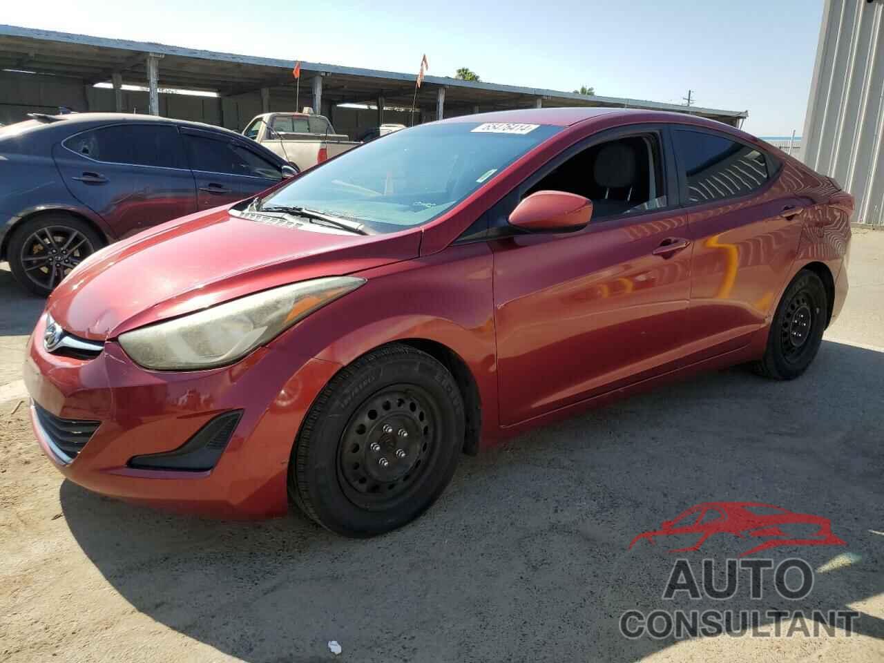 HYUNDAI ELANTRA 2016 - 5NPDH4AE3GH710731