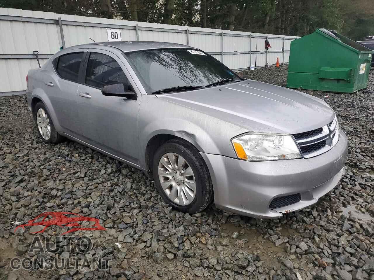 DODGE AVENGER 2013 - 1C3CDZAG9DN753573