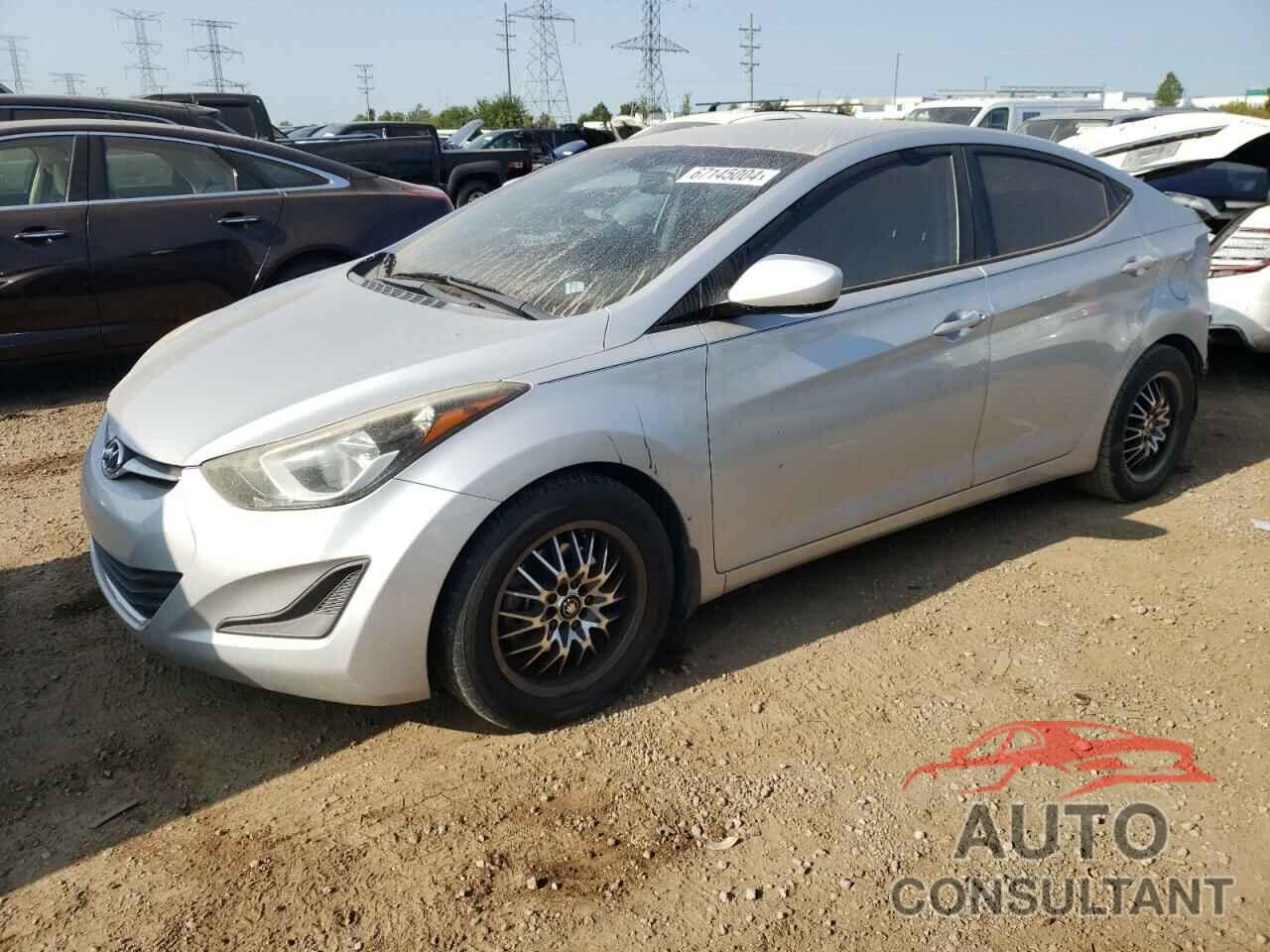 HYUNDAI ELANTRA 2016 - KMHDH4AEXGU583817