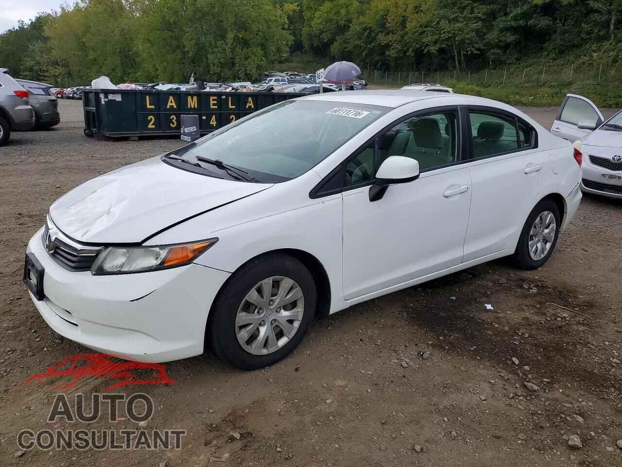 HONDA CIVIC 2012 - 19XFB2F53CE104884