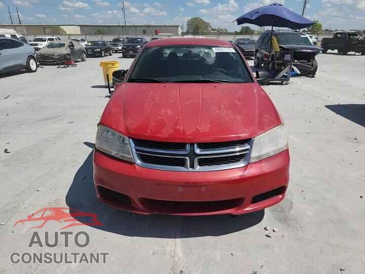 DODGE AVENGER 2012 - 1C3CDZAB9CN243808