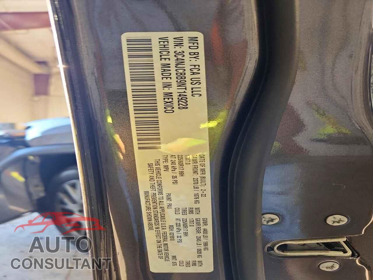 JEEP COMPASS 2022 - 3C4NJCBB9NT149228