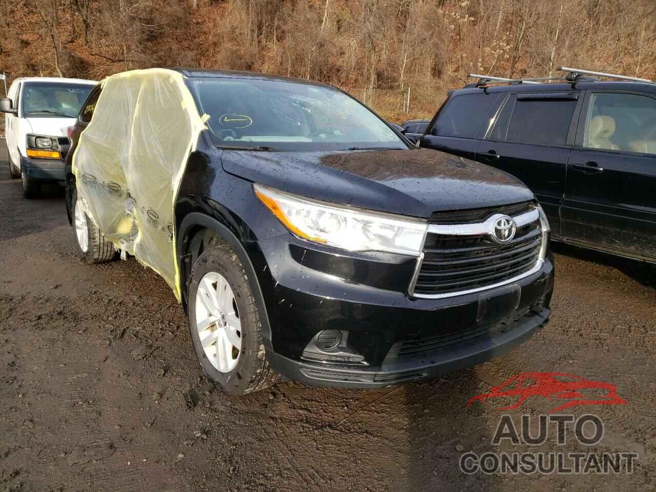 TOYOTA HIGHLANDER 2016 - 5TDBKRFH8GS246886