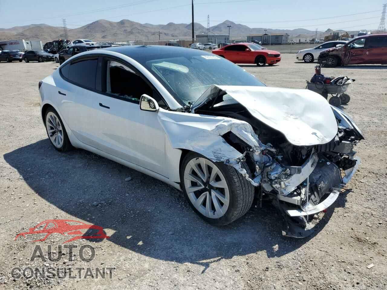 TESLA MODEL 3 2022 - 5YJ3E1EB8NF366344