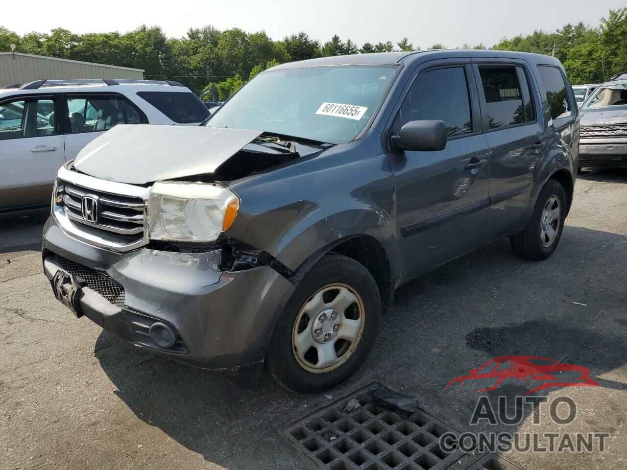 HONDA PILOT 2013 - 5FNYF4H2XDB002456