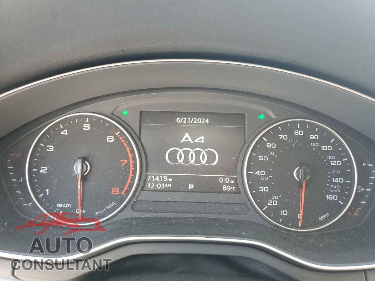 AUDI A4 2017 - WAUGMAF48HA153358