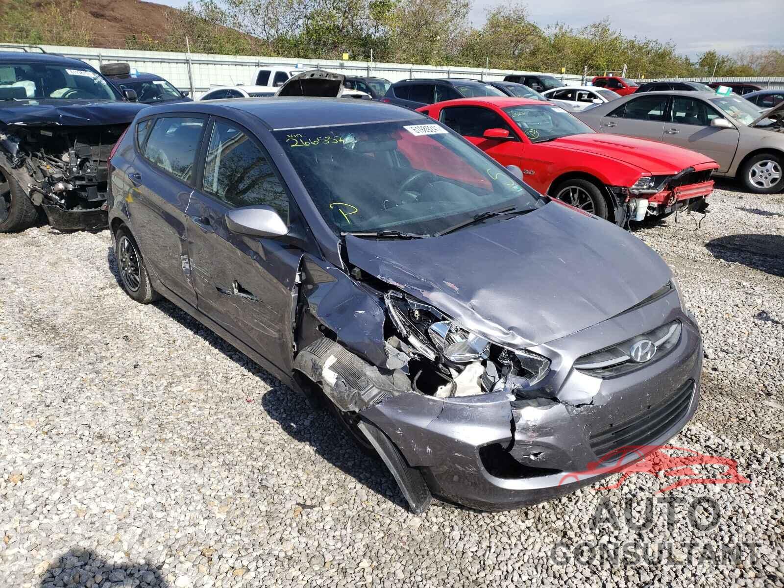 HYUNDAI ACCENT 2016 - KMHCT5AE9GU266532