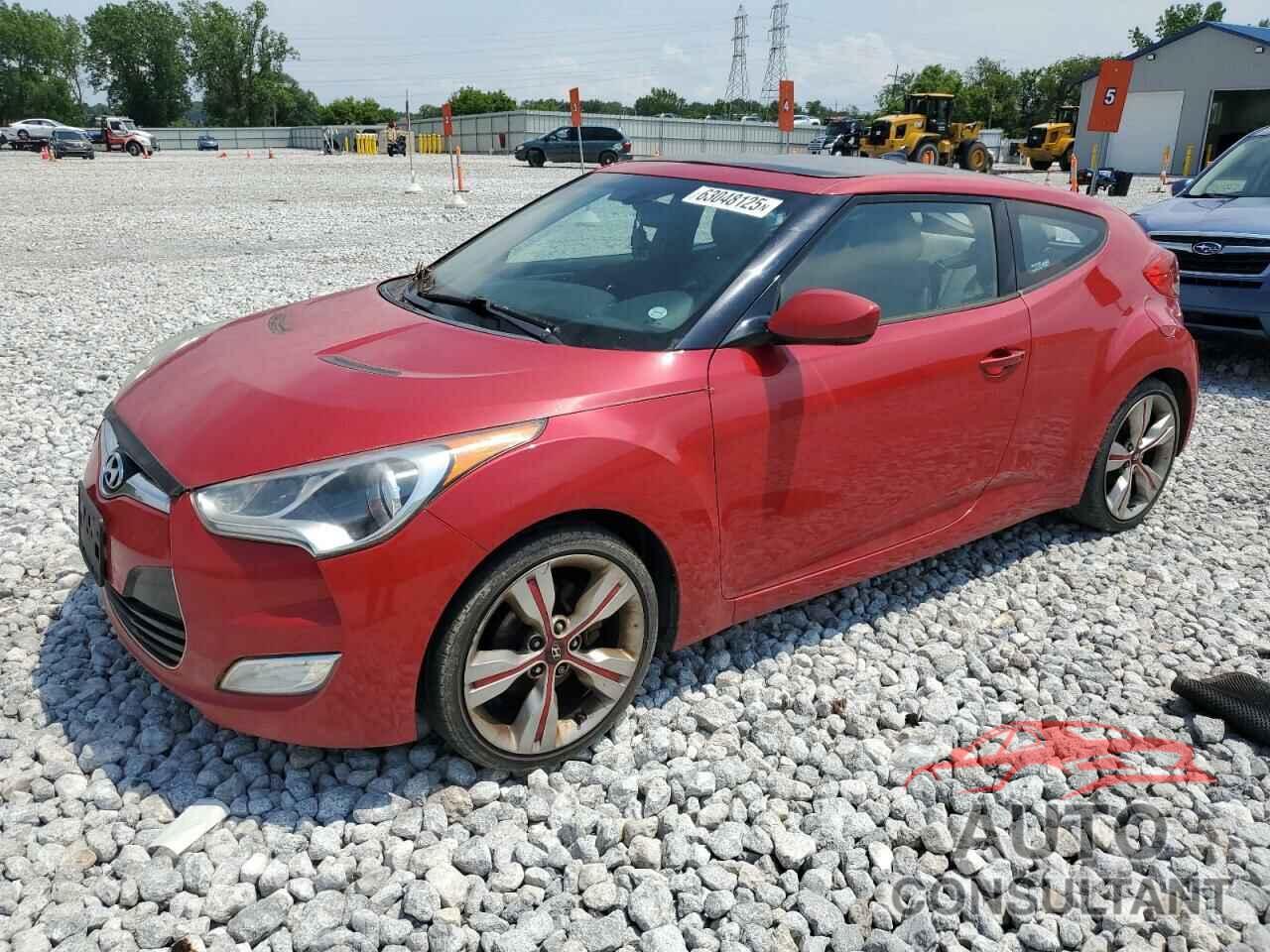 HYUNDAI VELOSTER 2012 - KMHTC6AD4CU031351