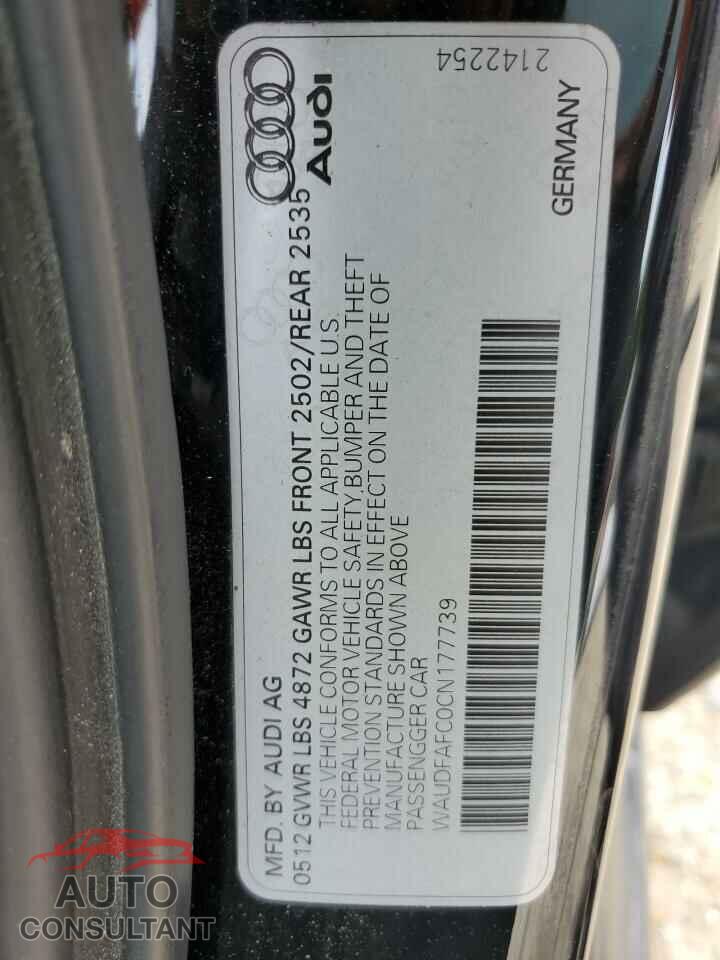AUDI A6 2012 - WAUDFAFC0CN177739