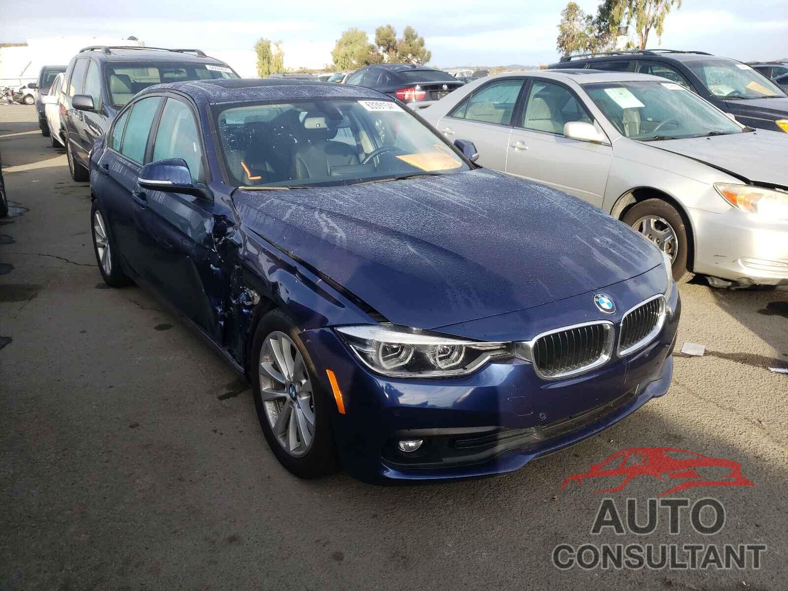 BMW 3 SERIES 2018 - WBA8A9C52JAH14333