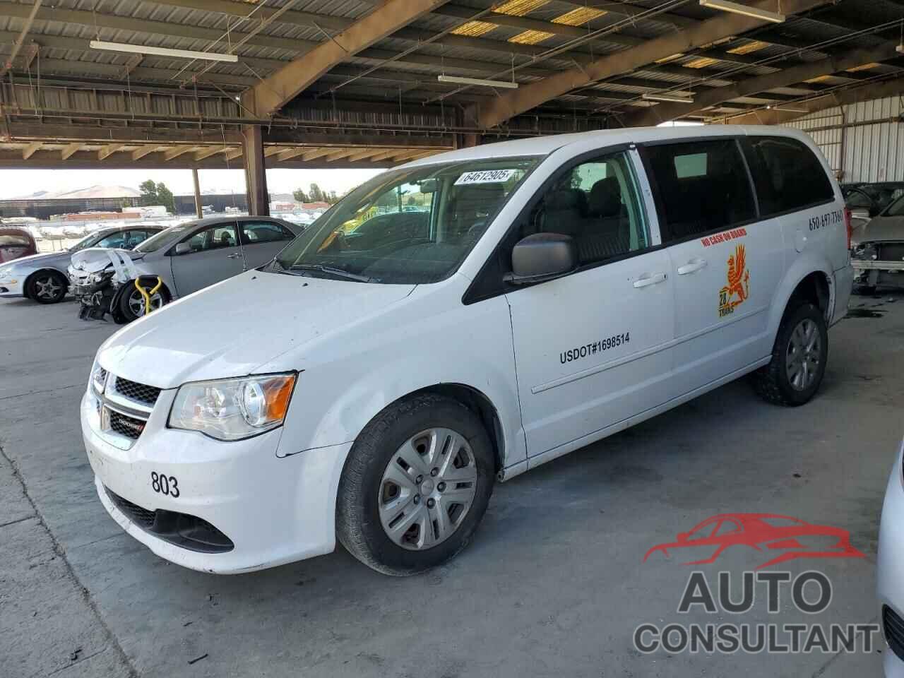 DODGE CARAVAN 2016 - 2C4RDGBG5GR161717