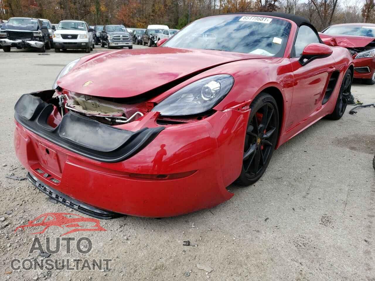 PORSCHE BOXSTER 2018 - WP0CB2A84JS229486