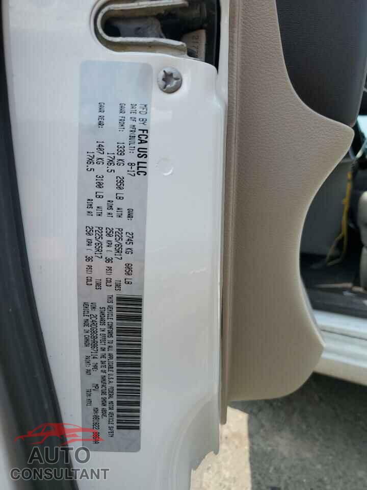 DODGE CARAVAN 2017 - 2C4RDGBG8HR867114