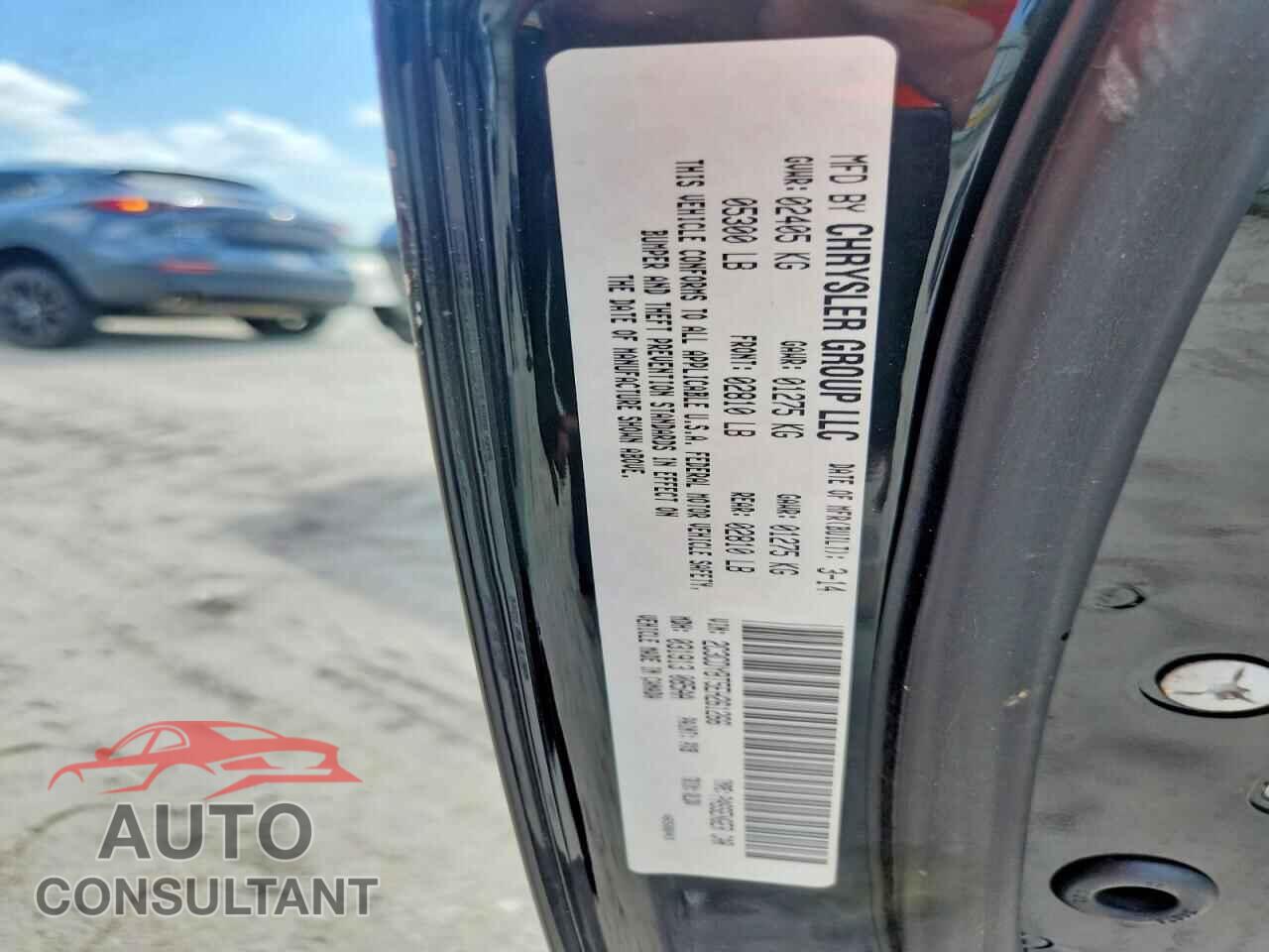 DODGE CHALLENGER 2014 - 2C3CDYBT5EH261266
