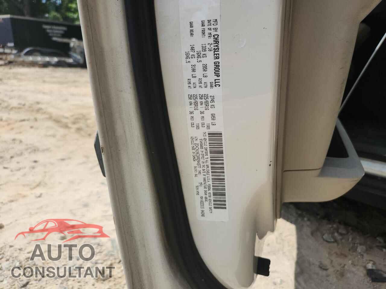 DODGE CARAVAN 2010 - 2D4CN1AE3AR244377