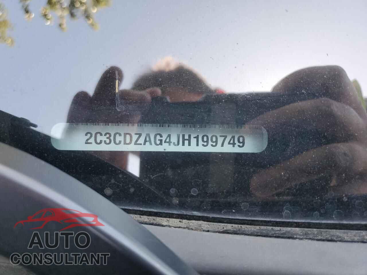 DODGE CHALLENGER 2018 - 2C3CDZAG4JH199749