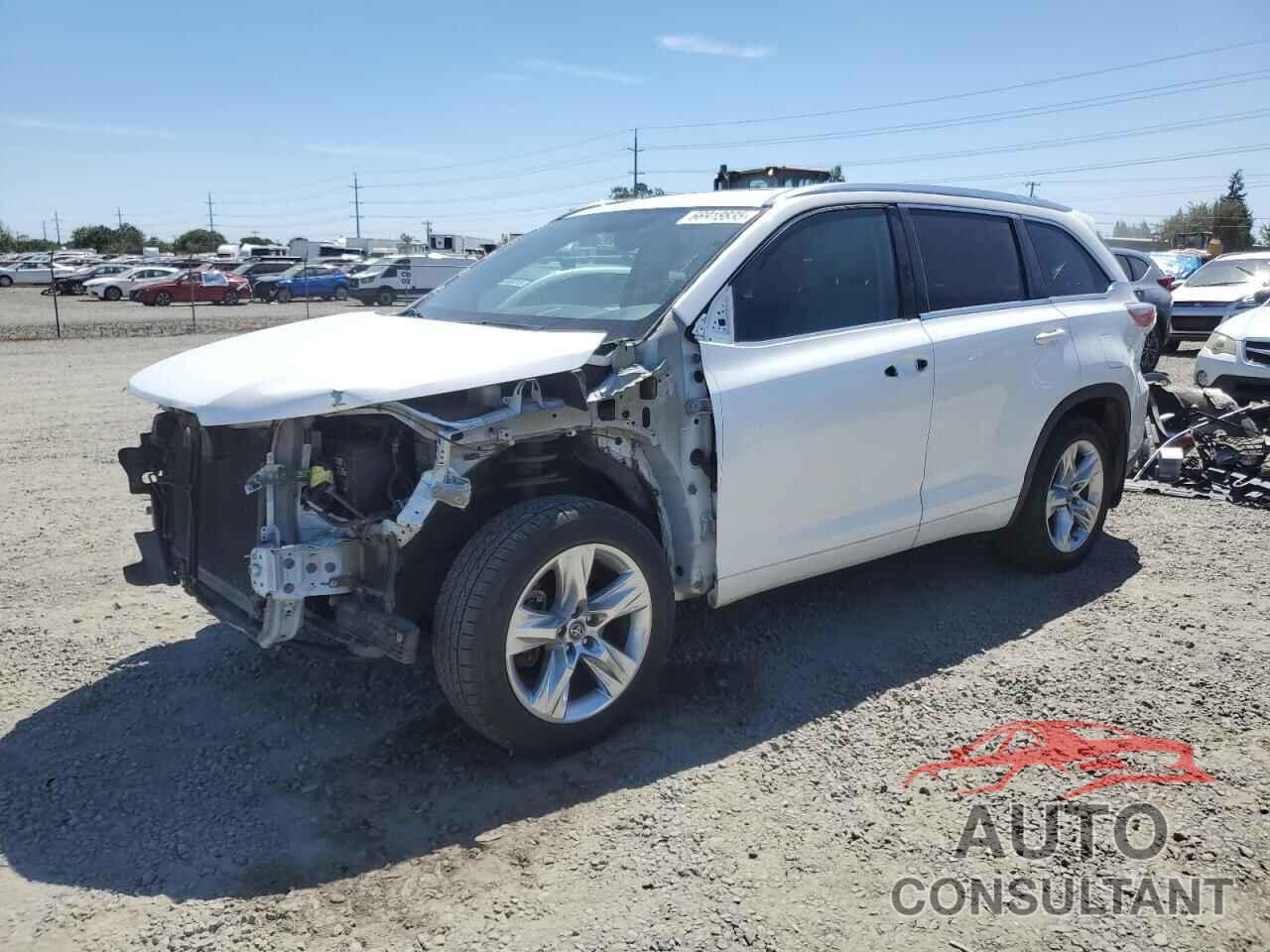 TOYOTA HIGHLANDER 2016 - 5TDDKRFH3GS296748