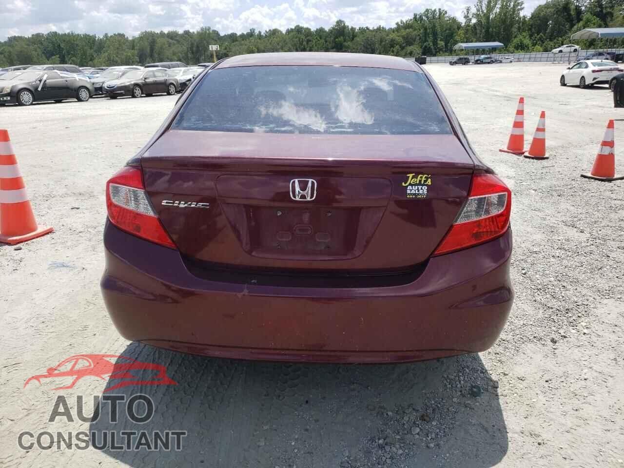 HONDA CIVIC 2012 - 19XFB2F56CE095064