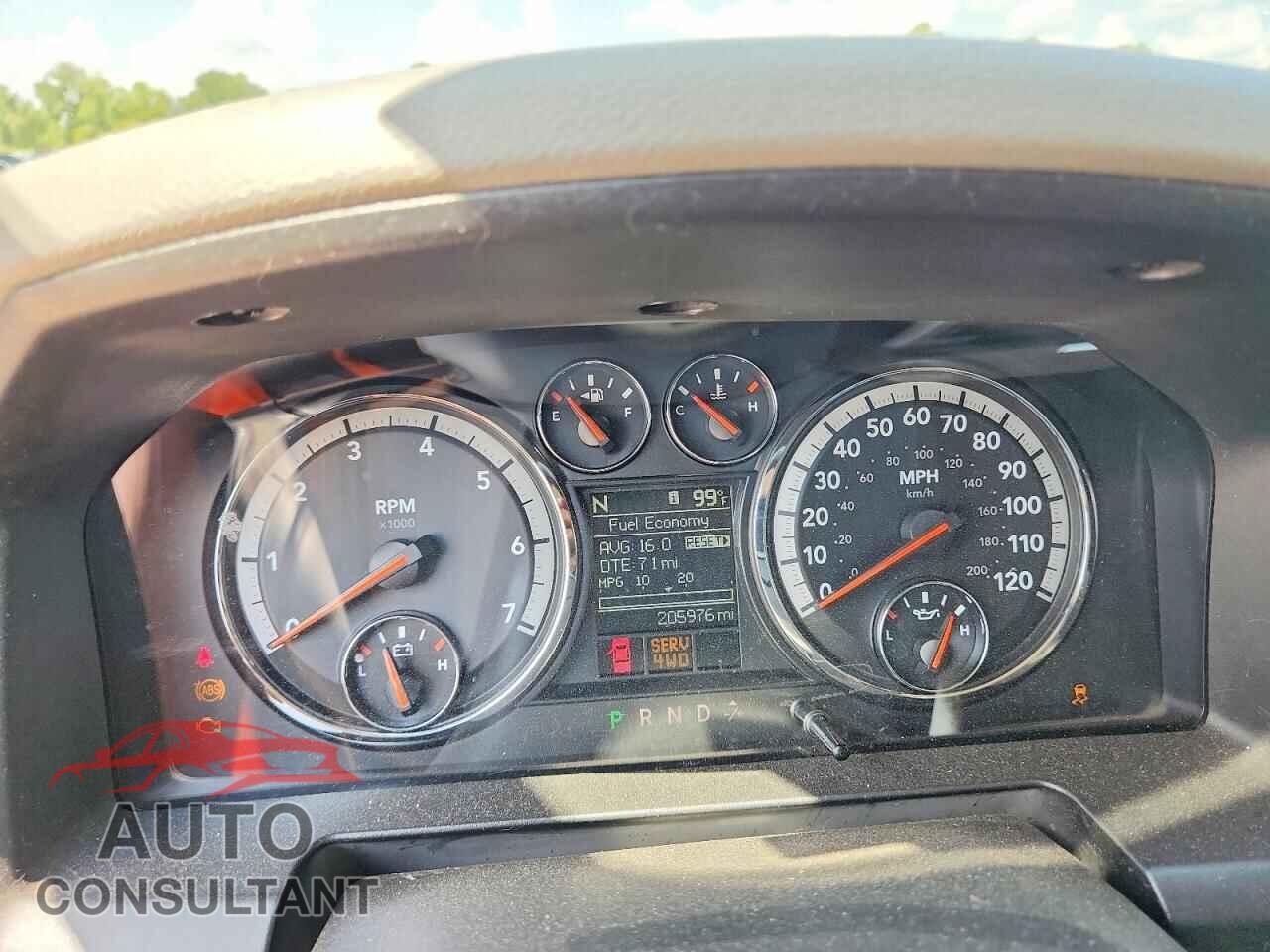 DODGE RAM 1500 2012 - 1C6RD7LTXCS186205