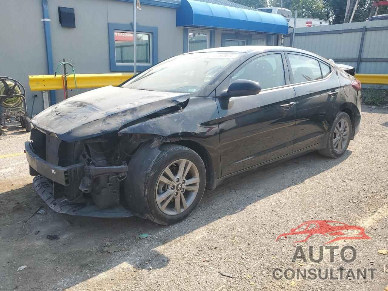 HYUNDAI ELANTRA 2018 - KMHD84LF7JU610601