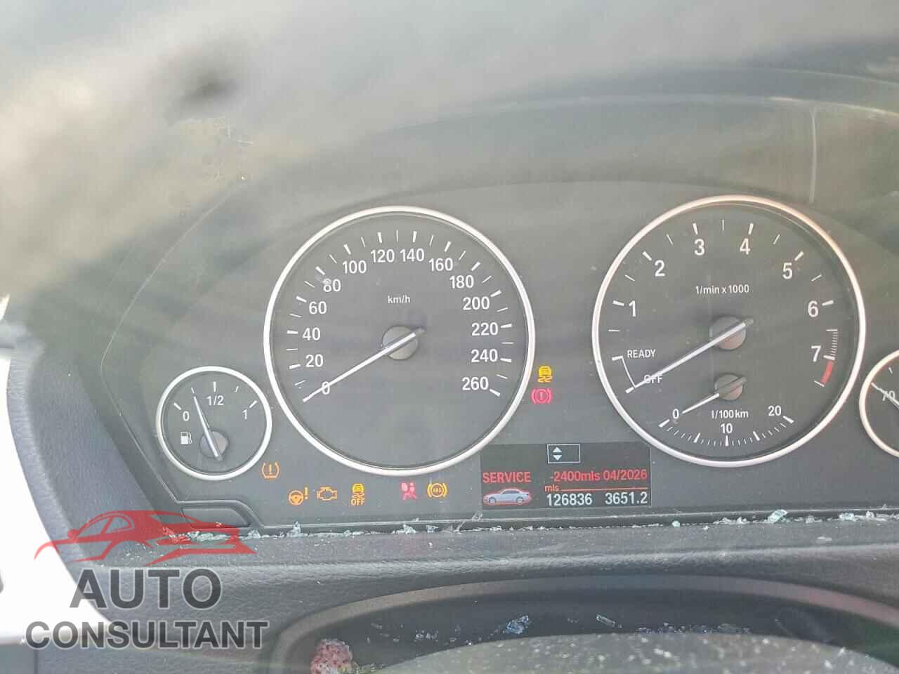 BMW 3 SERIES 2013 - WBA3B1C59DF078426