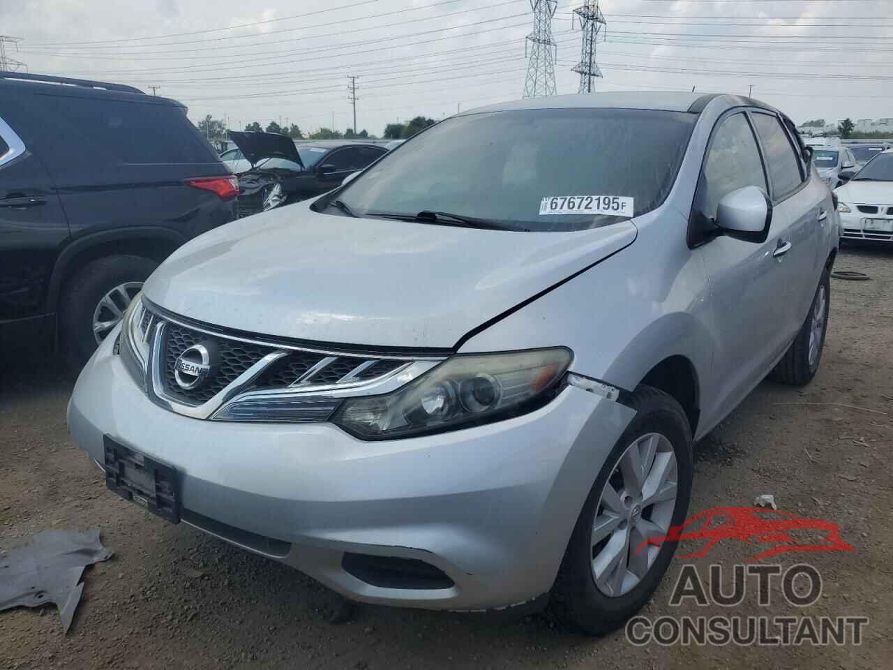 NISSAN MURANO 2011 - JN8AZ1MW6BW186100
