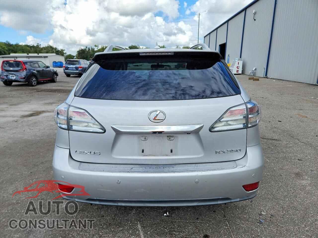 LEXUS RX350 2010 - 2T2BK1BA5AC052872