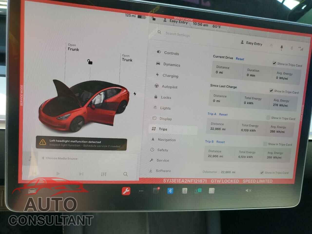TESLA MODEL 3 2022 - 5YJ3E1EA2NF121871