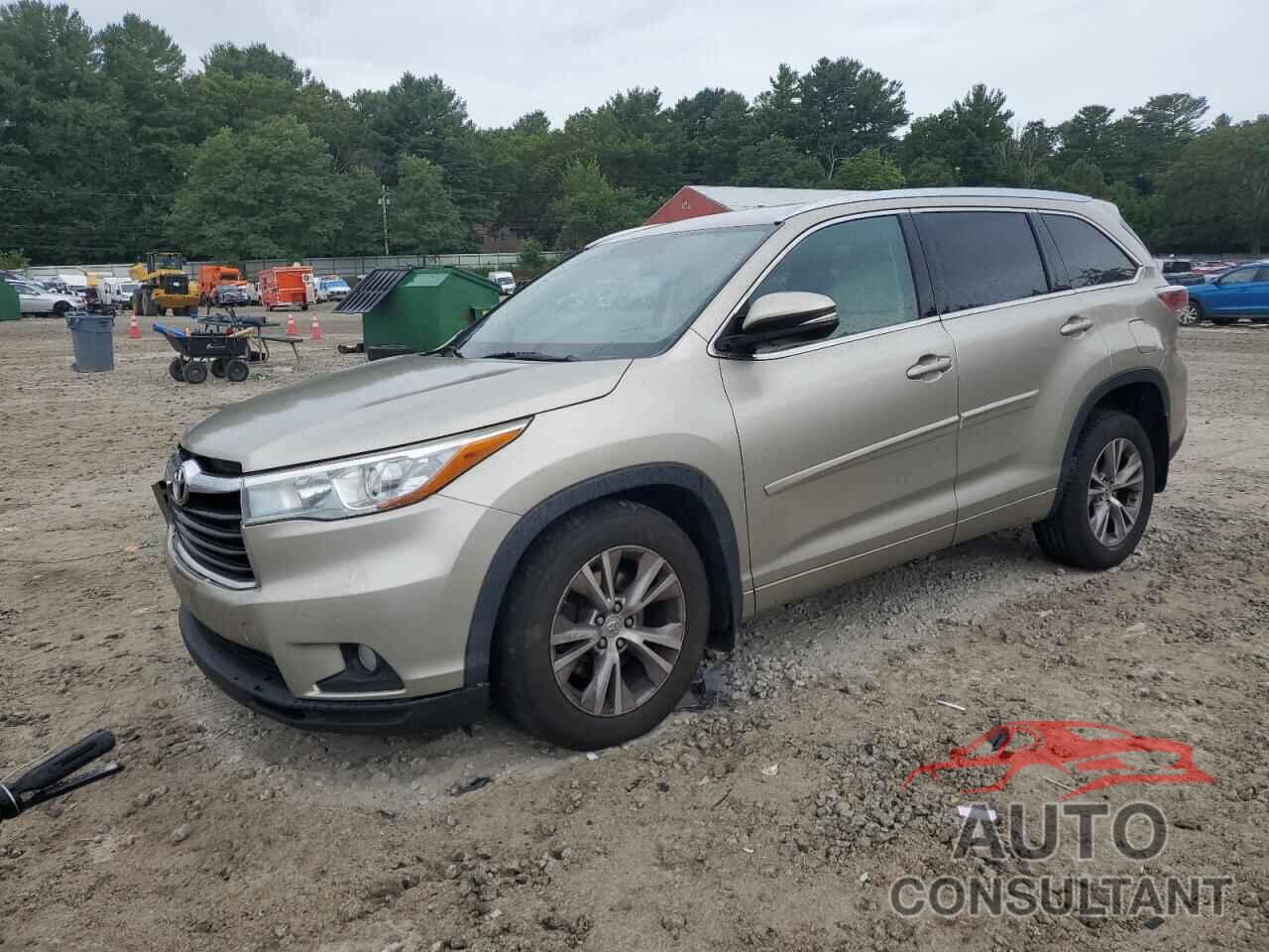 TOYOTA HIGHLANDER 2015 - 5TDJKRFH1FS223881