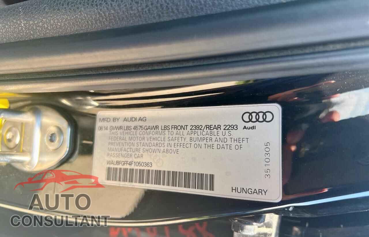AUDI A3 2015 - WAUBFGFF4F1050363