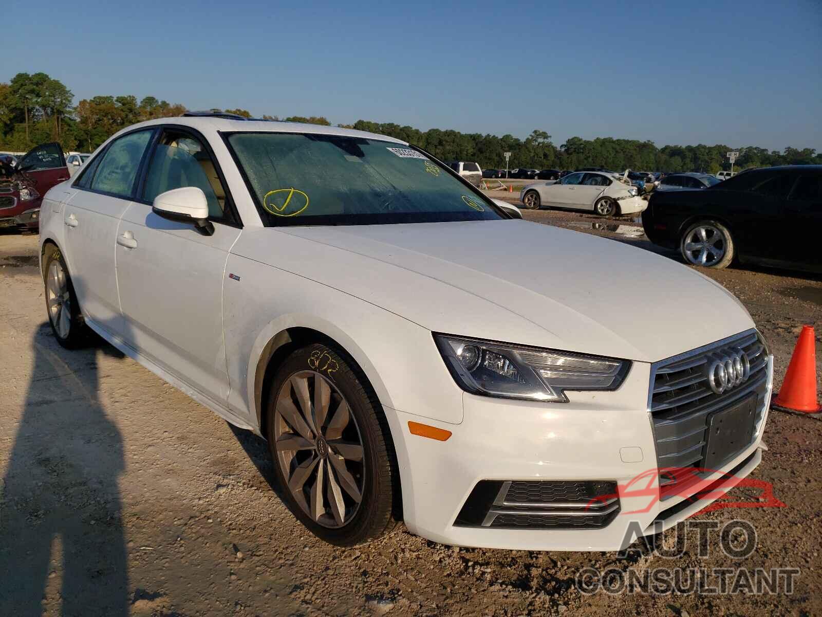 AUDI A4 2018 - WAUKMAF47JA039352