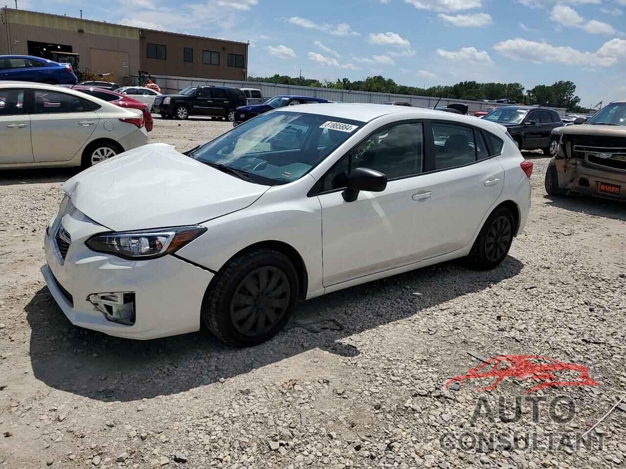 SUBARU IMPREZA 2018 - 4S3GTAA63J1741351