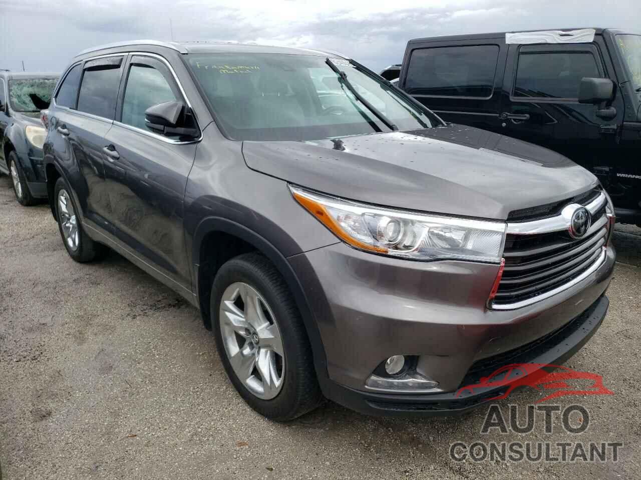 TOYOTA HIGHLANDER 2016 - 5TDYKRFH4GS151817