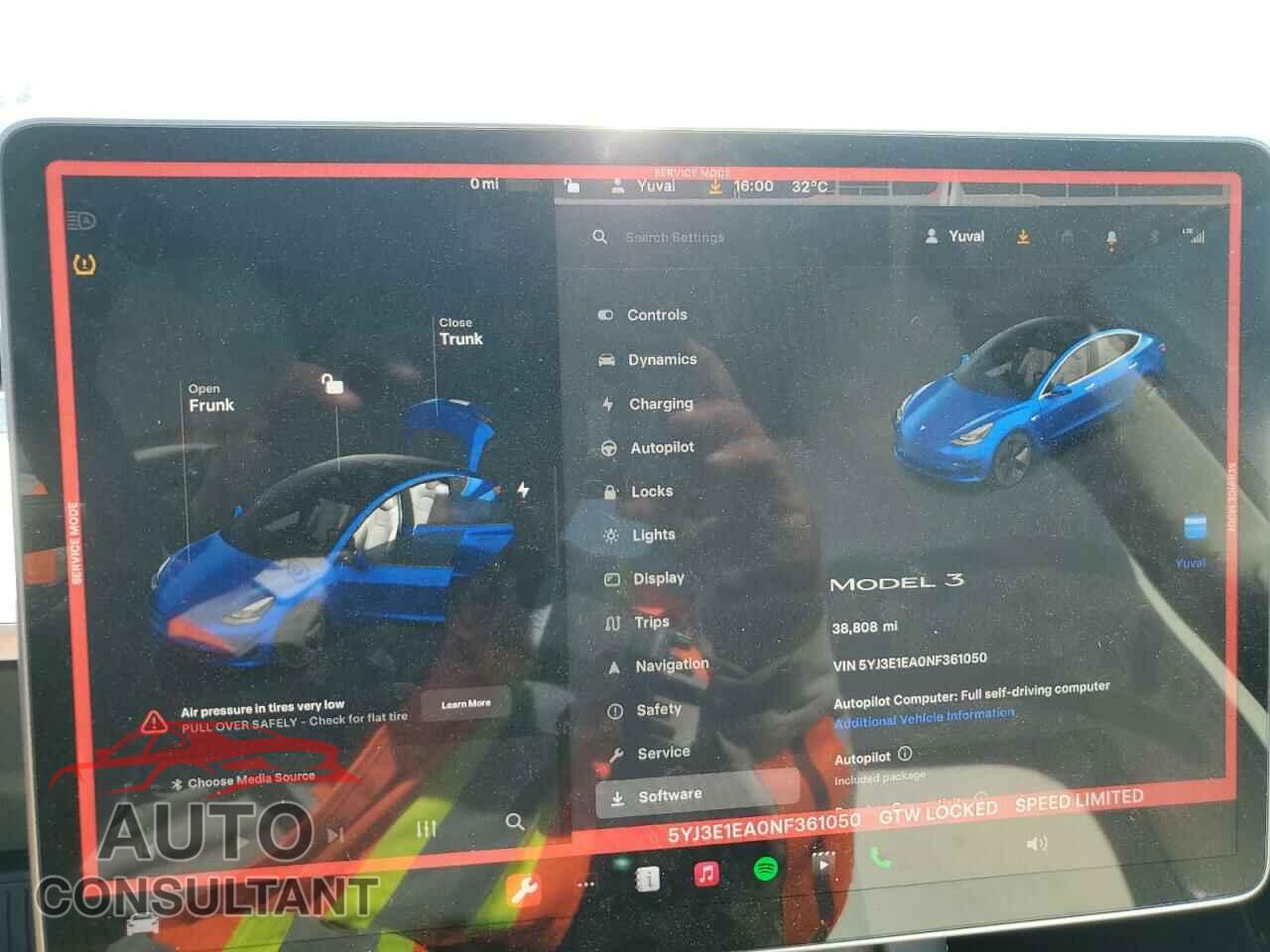 TESLA MODEL 3 2022 - 5YJ3E1EA0NF361050