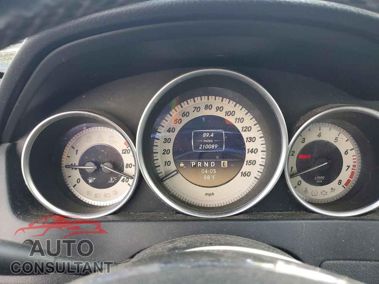 MERCEDES-BENZ C-CLASS 2012 - WDDGF8BB2CA669871