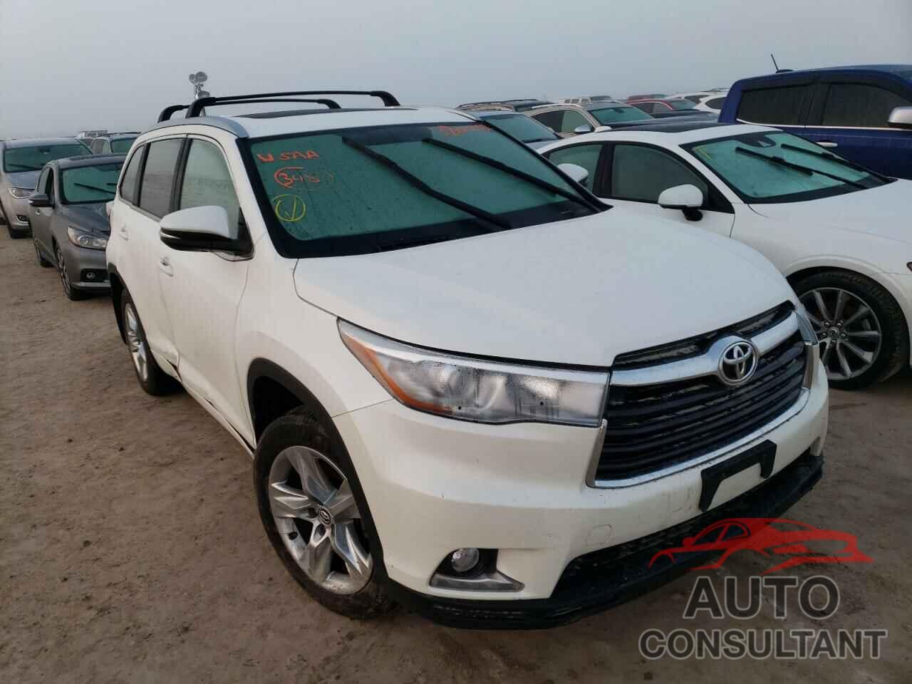TOYOTA HIGHLANDER 2016 - 5TDDKRFH3GS233763