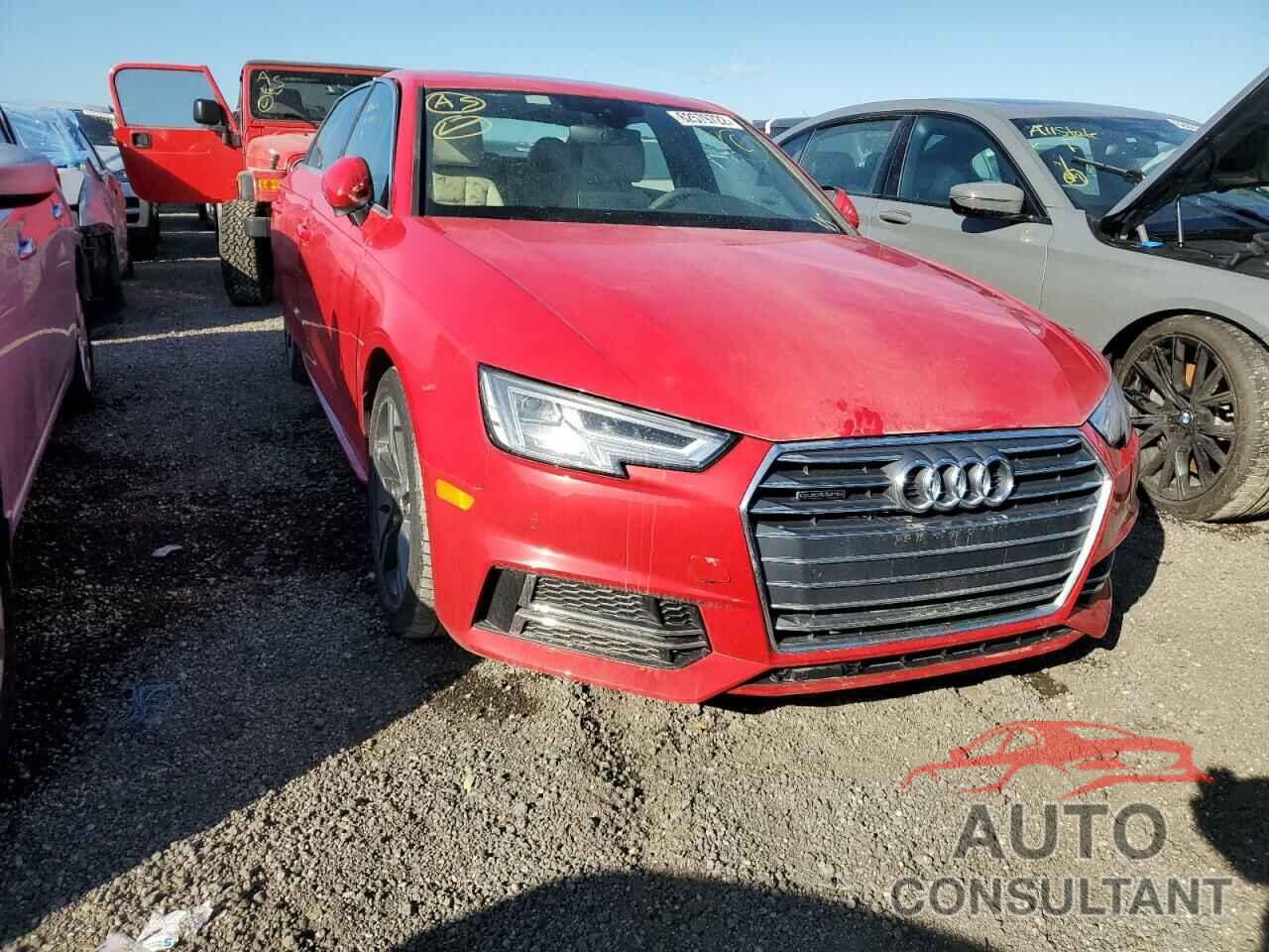 AUDI A4 2017 - WAUENAF4XHN028519