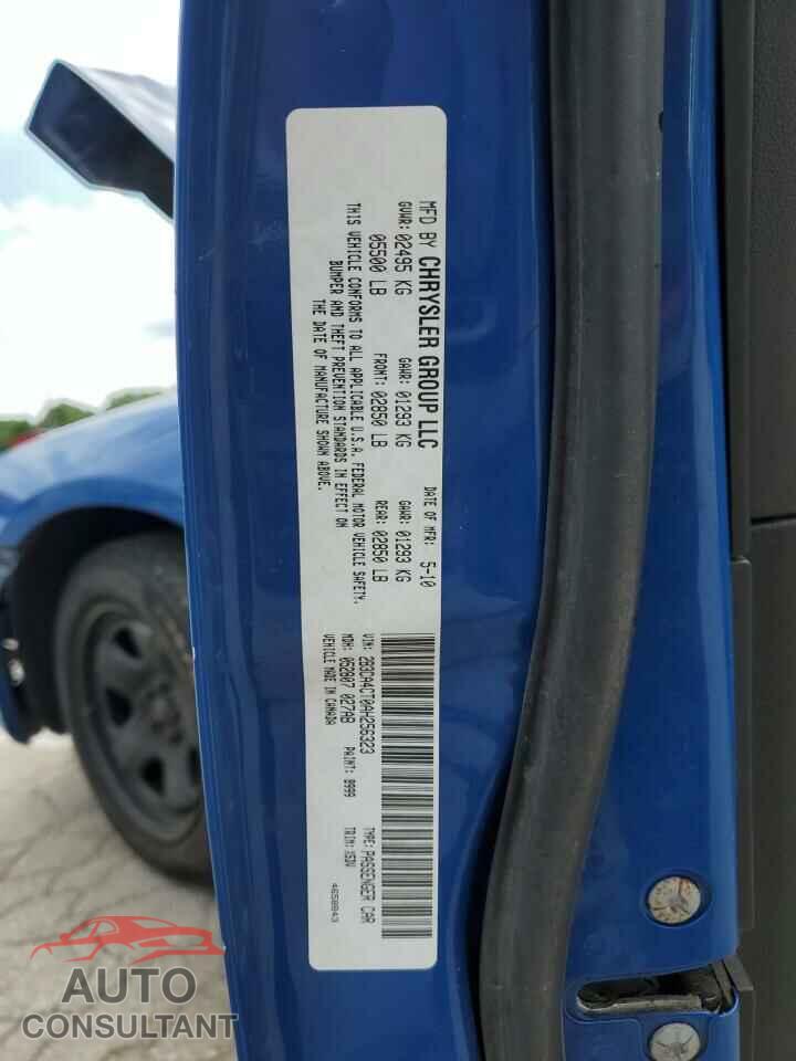 DODGE CHARGER 2010 - 2B3CA4CT0AH256323